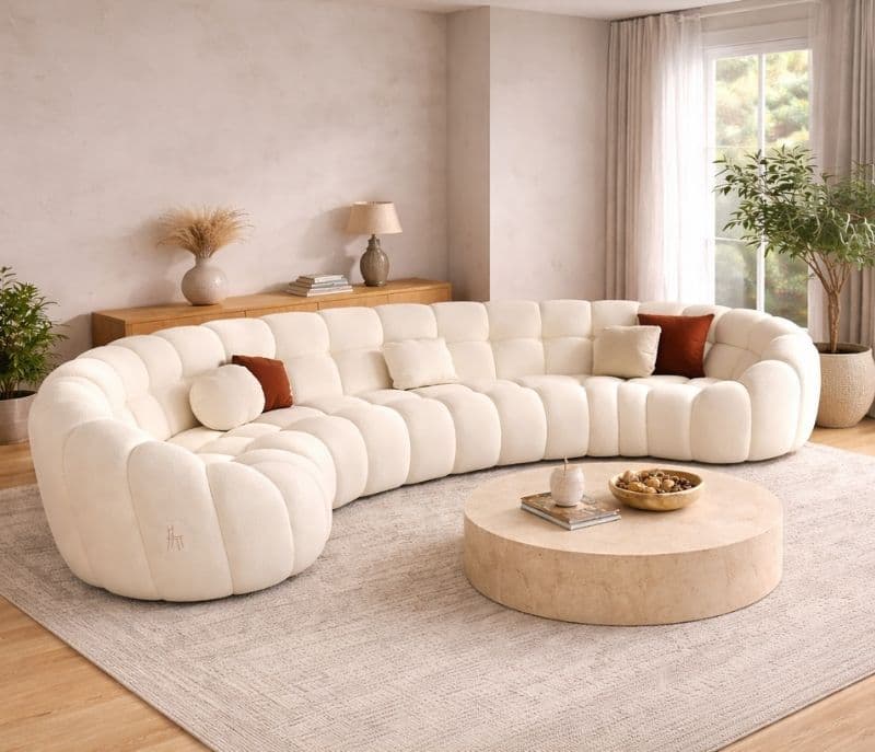 Falsasquadra Premium Curved Sofa