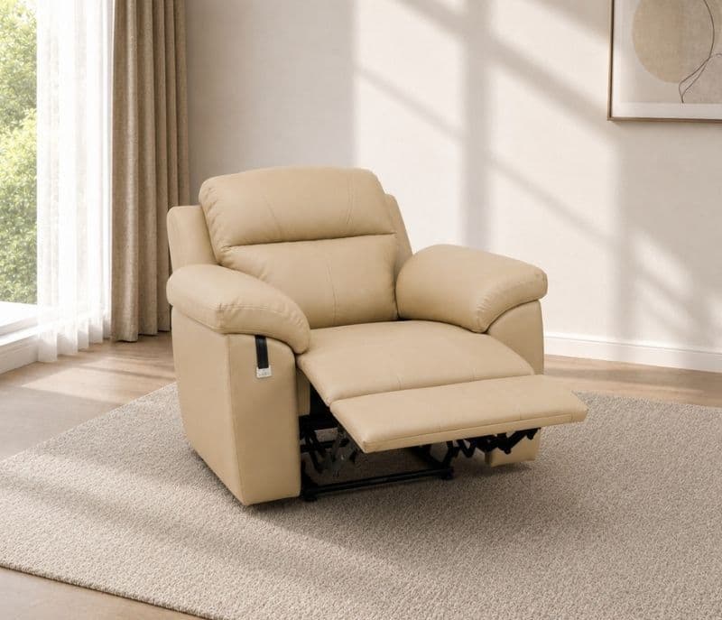 Khazana Recliner Single Seater Solid Neem Wood (ZAM) (OWD)