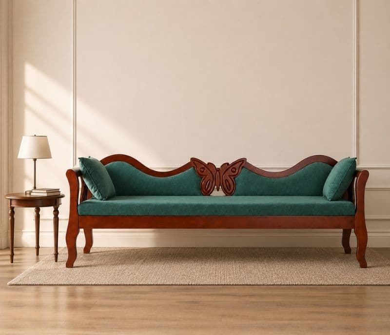 Butterfly Diwan Solid Rubber Wood (ZAM) (OWD)