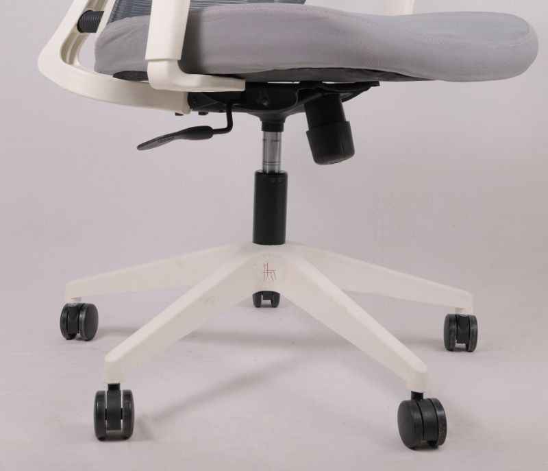 Image 8 for Twister MB White Ergonomic High-Back Mesh Office Chair Adjustable Height Revolving Study Work from Home Chair (WFH)/Computer Desk Chair Back Lumbar Support Ergonomic Chair Tilting Arm Support
