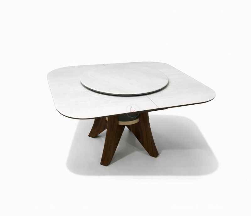 Image 9 for Expandable Dinning Table 662. Chair 125 Artificial Marble Top 1+6