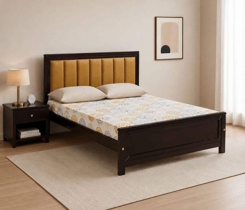 Orange Cot Solid Rubber Wood (ZAM) (OWD)