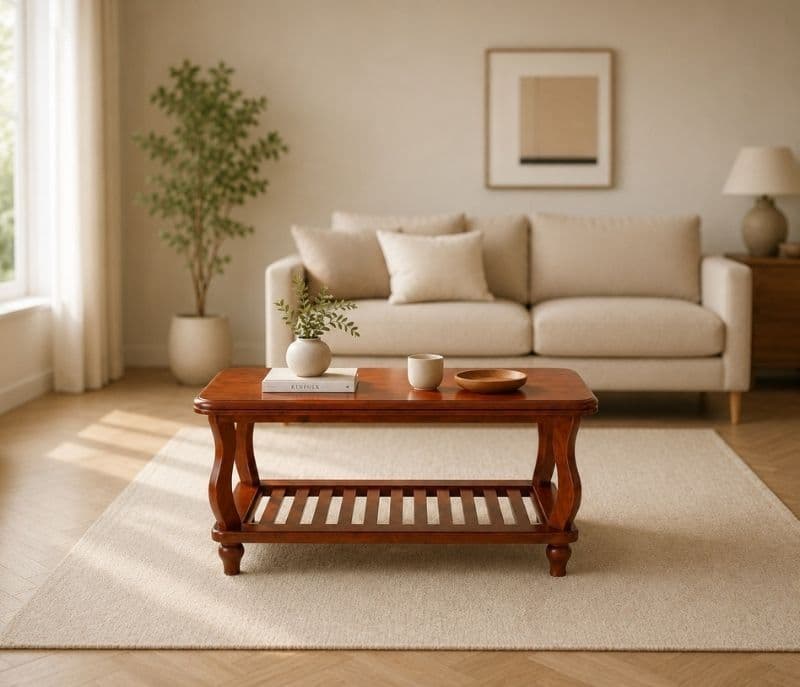 Image 1 for Vivo Center Table Solid Rubber Wood (ZAM) (OWD)
