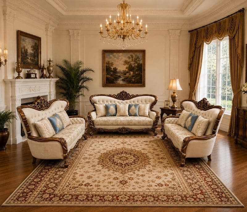 Image 1 for Carving Persian Sofa Set 3+2+2+CT Seater (OWD)