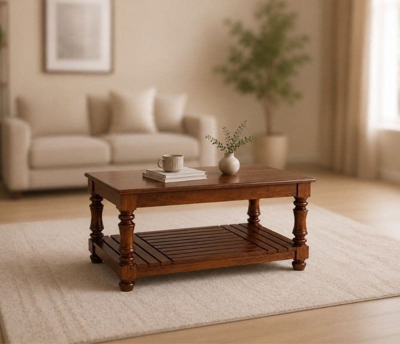 Image 1 for Pluto Center Table Solid Rubber Wood (ZAM) (OWD)