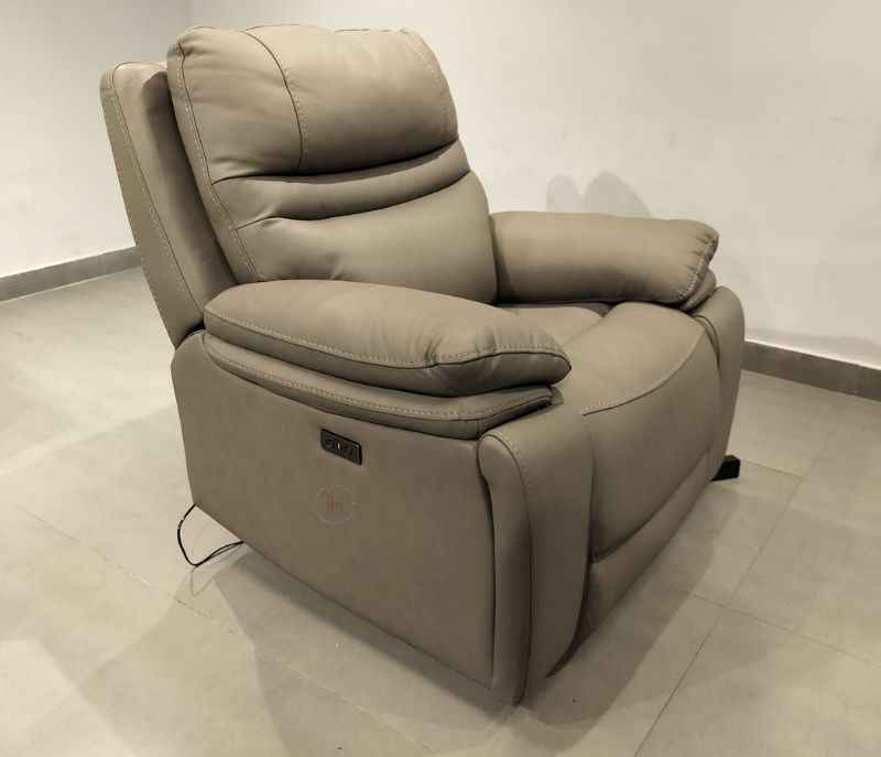 Image 3 for 70153 Electric Recliner Single Seater Leather Fabric (CP)