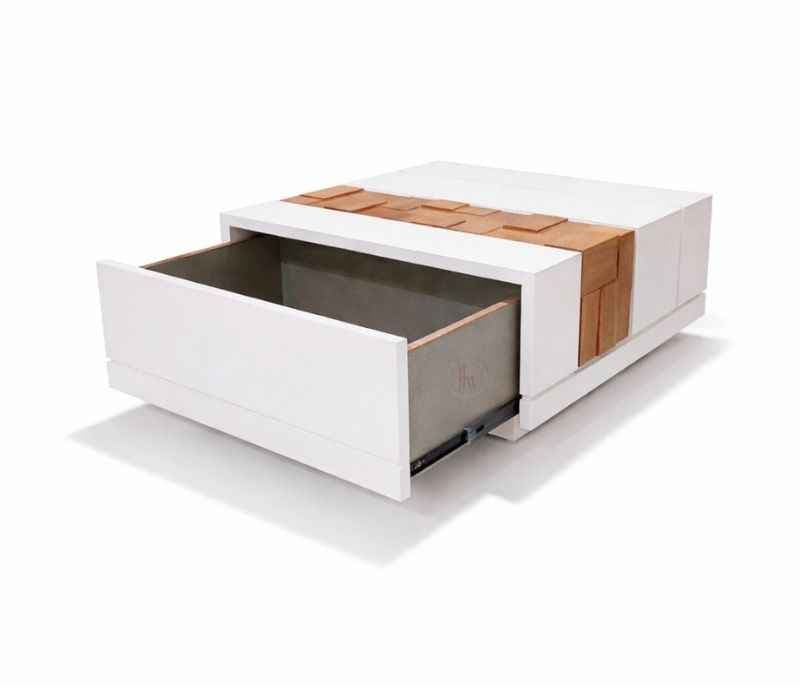 Image 4 for Center Table New With Wooden And Pu Top And Base (WH OTD)
