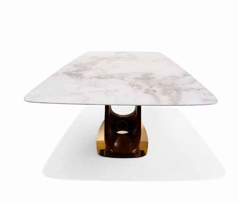 Image 10 for B09/2053/8036 Marble Top 1+6 Dining Set (HYD)