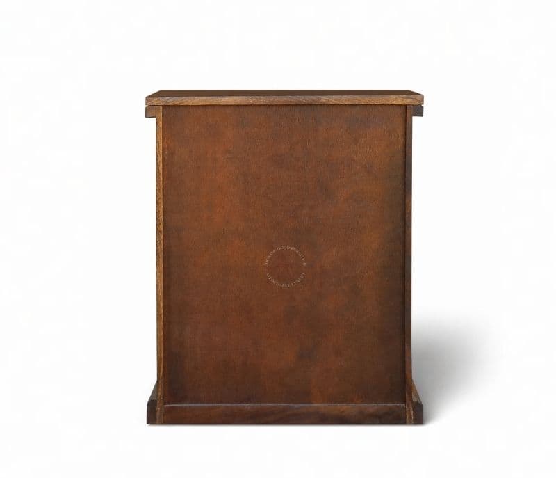 Image 5 for Tile Bed Side Table Solid Sheesham Wood Honey Finish (SCV _PKU)
