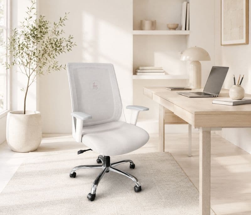 Image 1 for Scorpio White Office Chair (PM)