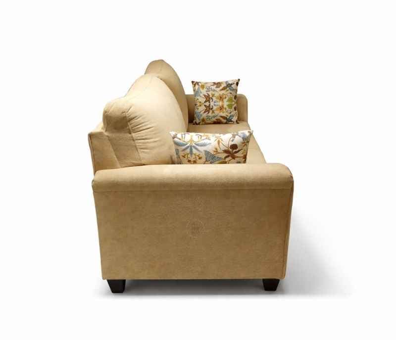 Image 6 for Aldo Royale Sofa 3+2 Seater Velvet Suede Fabric (Irish Cream) (WF)(EC)(BWD)