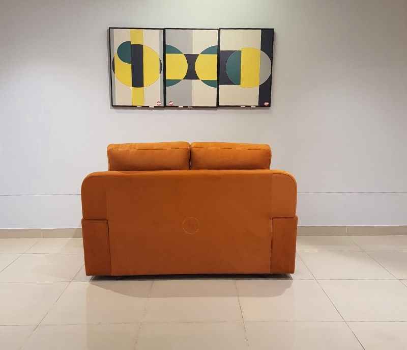 Image 12 for Old Bmw Sofa 3+2 Seater Velvet Suede Fabric (BTM)