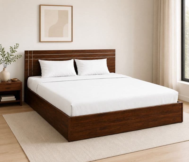 Image 1 for Neo King Full Lifton Bed Engineered Wood Bed With Hydraulic Storage(WI)