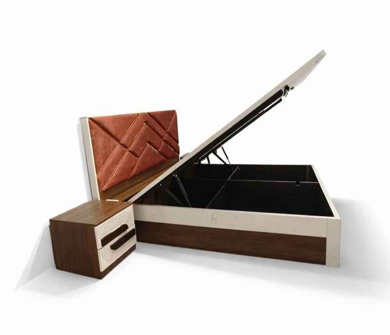 Image 10 for 18004 King Sized Bed with Hydraulic Bed Box (WF)
