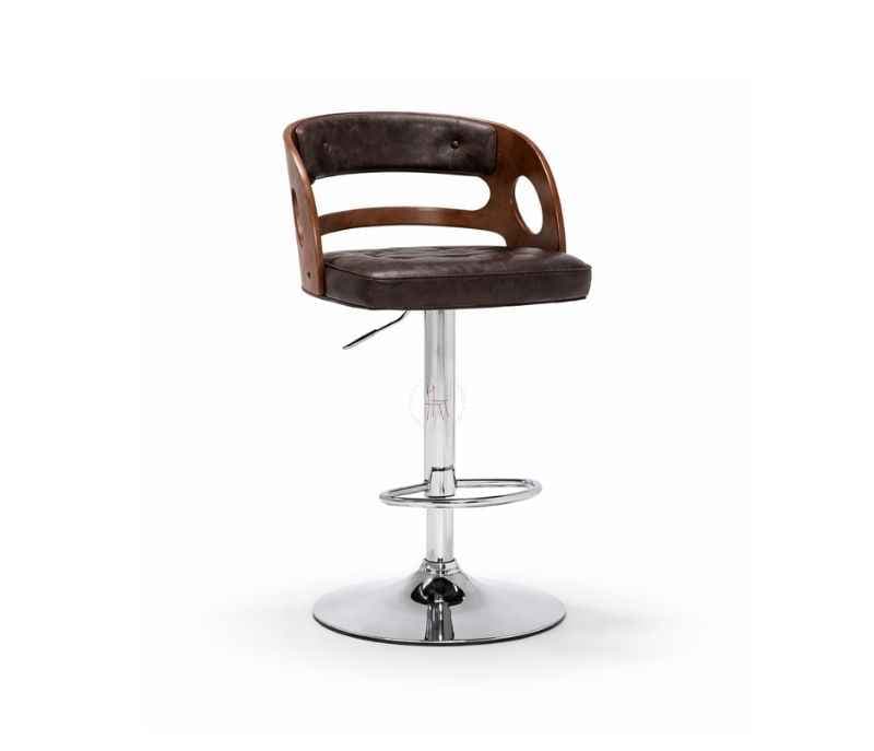 Image 2 for Wooden Bar Stool Lion (8018) (PM)