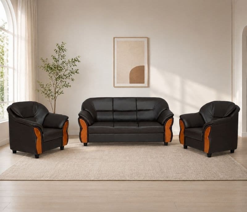 Rathna Sofa 3+1+1 Seater Solid Neem Wood (ZAM) (OWD)
