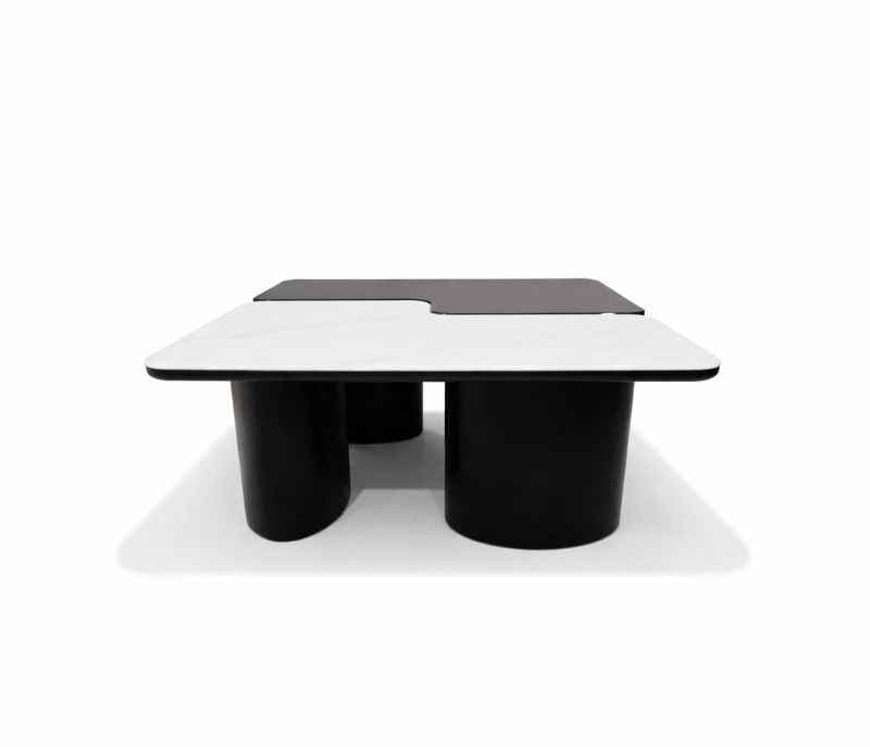Image 4 for 1134 Centre Table Marble Top and down wood base (HYD)(SNK)