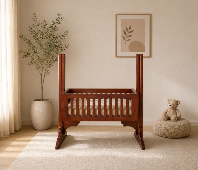 Haven Cradel Solid Rubber Wood (ZAM) (OWD)