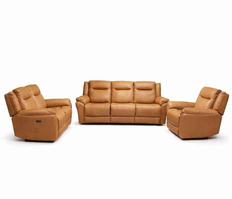 Image 5 for U70732 Manva 3 + 2 + 1 Power Recliner Body Touch Leather (BS - BSK)(HYD)(BWD)(BS-EC)