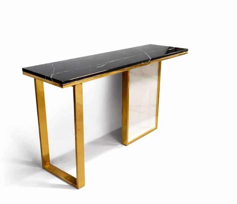 Image 3 for Console Table -S-1000 Metal PVD With Marble Top (WF)(EC OTD)