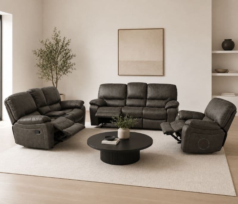 Image 1 for X8625M 3 Seater Manual Recliner 2 Seater Manual Recliner With Rocking With Console 1 Seater Manual Recliner With Rocking