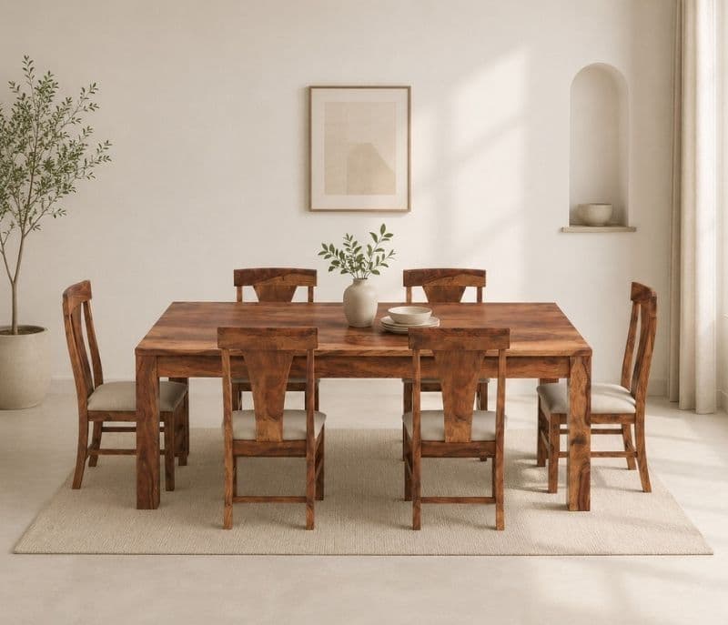 Zana Dining Set 1+6 Seater (WI_PKU)