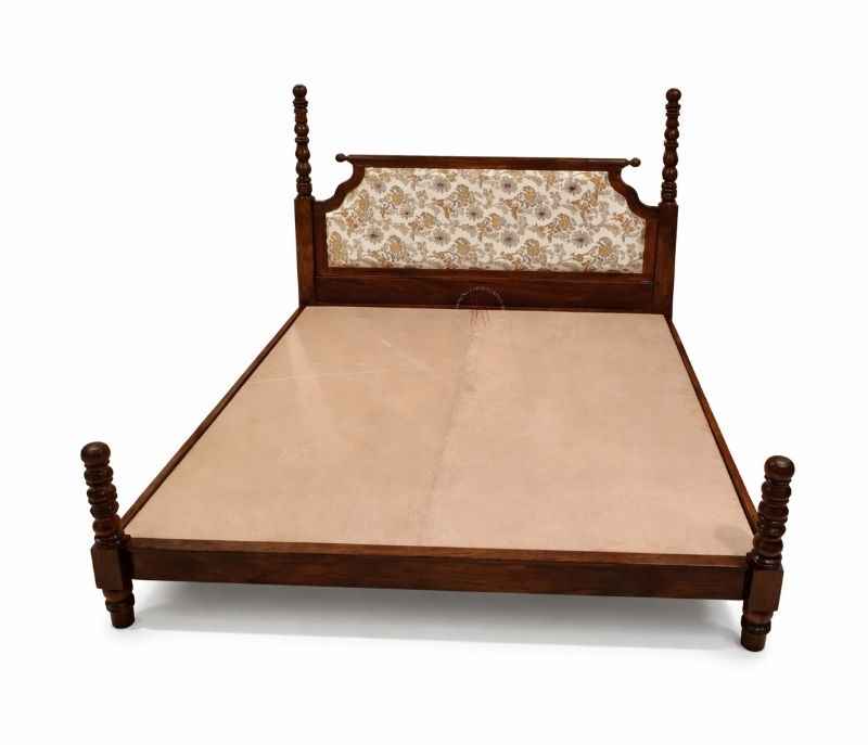 Image 5 for Kally Queen Size Bed Without Storage Solid Sheesham Wood (EC)