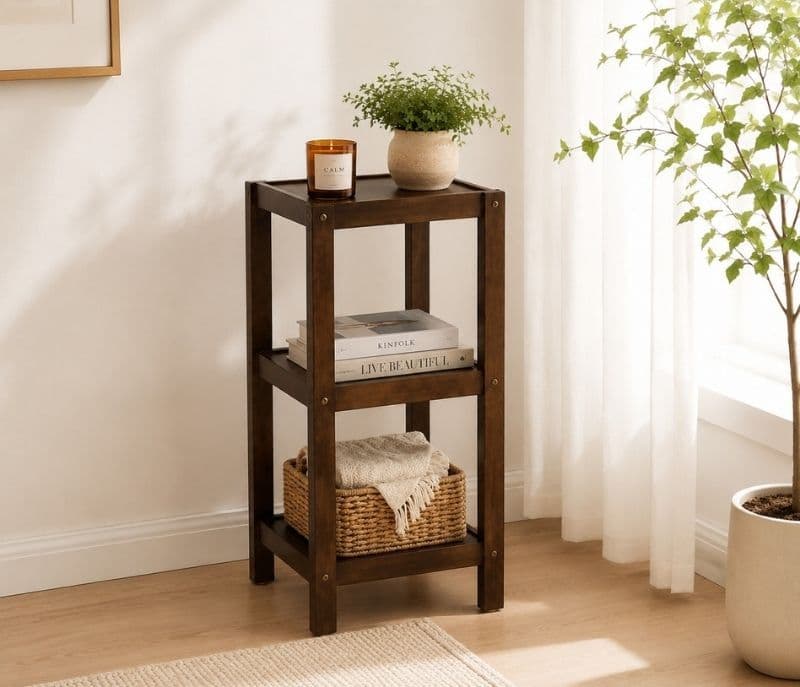 Logan Stand Solid Rubber Wood (ZAM) (OWD)