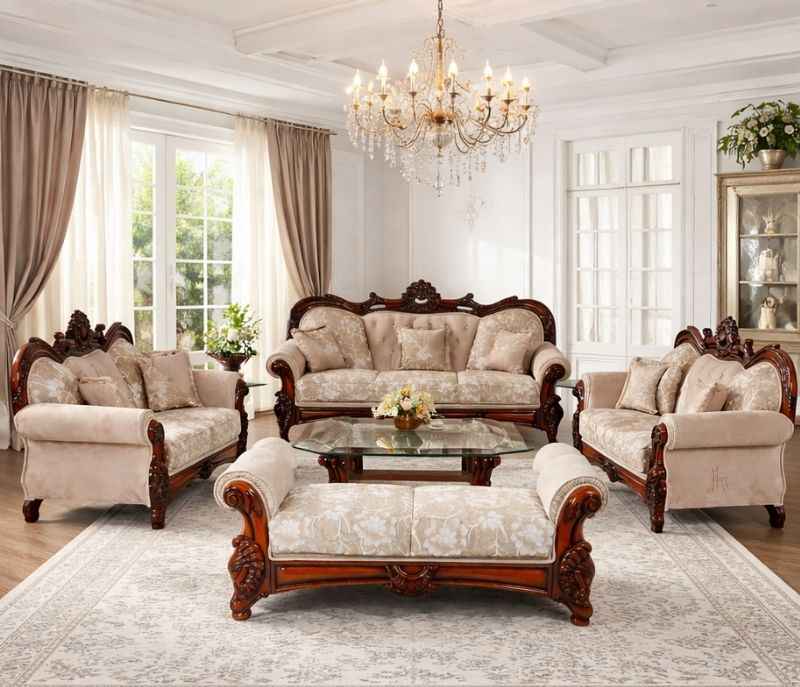 Image 1 for Rose Sofa Set 3+2+2+D+CT (OWD)