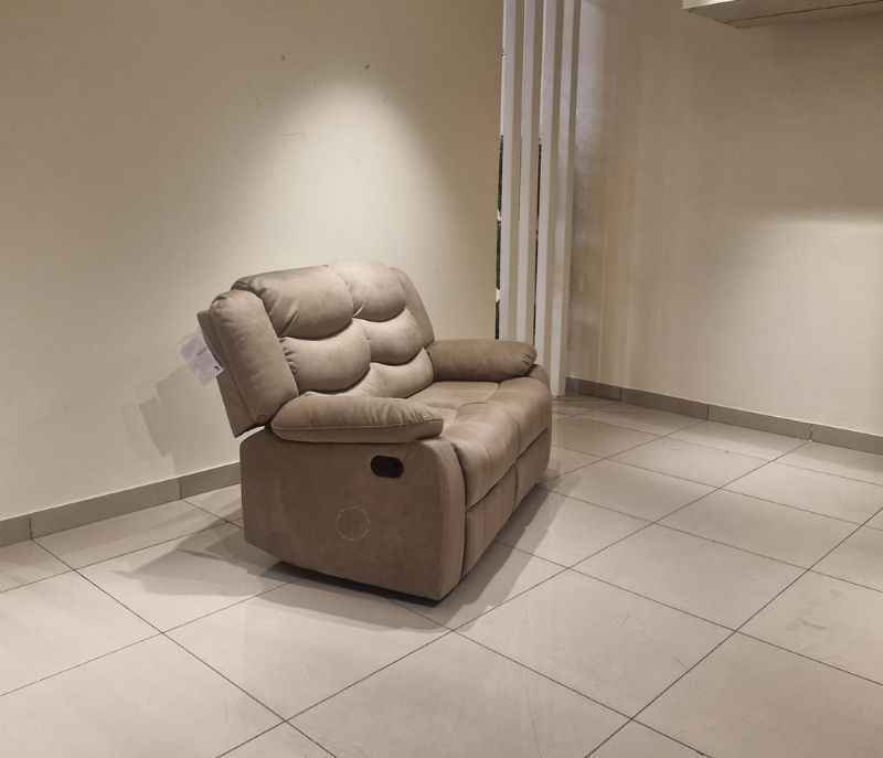 Image 18 for JHR195 - 59929 3+2 Manual Recliner Velvet Suede Fabric (SKN)