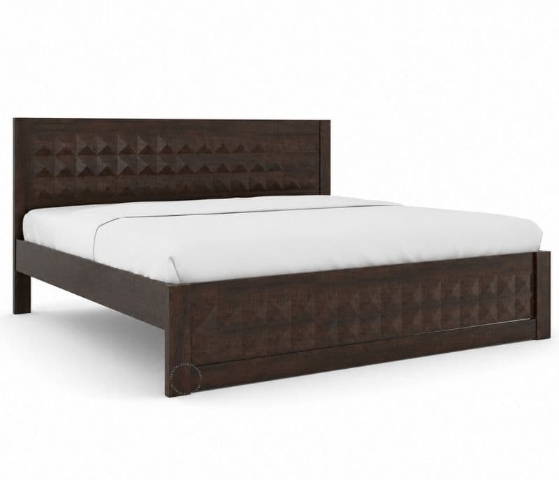 Image 2 for Yugen Plain Sheesham Wood Bed (WI)