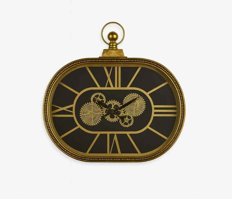 Image 4 for GWC-204 Royal Metal Gear Mechanical Clock