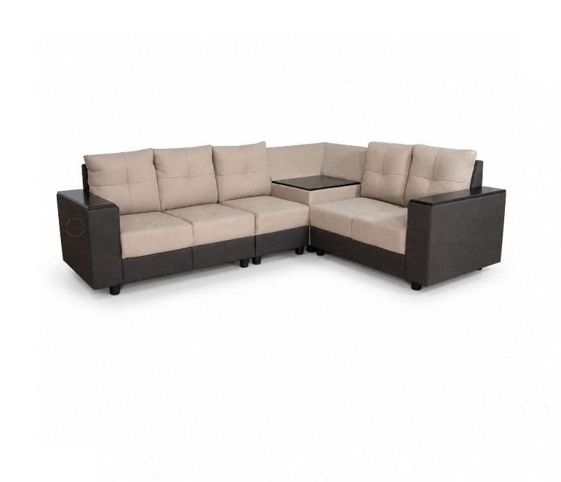 Image 2 for Itallian L-Shape Sofa Solid Neem Wood (ZAM) (OWD)