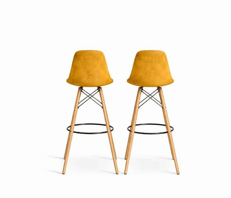 Image 3 for Trendy Bar Stool Cushion Wooden Leg (PM)