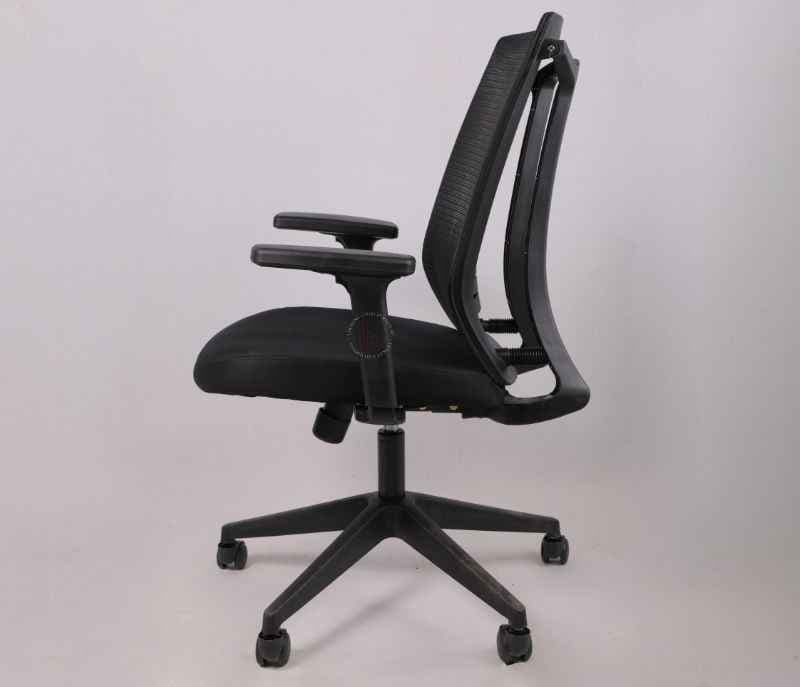 Image 5 for Twister MB Black Ergonomic High-Back Mesh Office Chair Adjustable Height Revolving Study Work from Home Chair (WFH)/Computer Desk Chair Back Lumbar Support Ergonomic Chair Tilting Arm Support