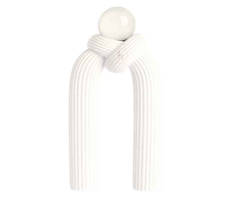 Image 4 for G-RA-28 A/B White Knot Figures with Crystal Ball Sphere