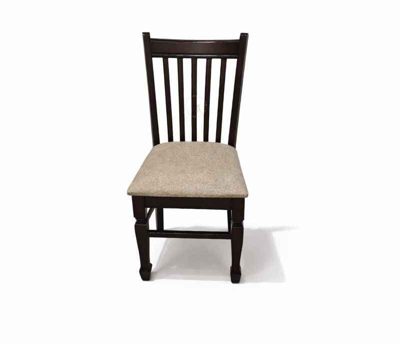 Image 4 for Damro Teak Wood Dining 1 Chair with Premium Fabric Upholstery