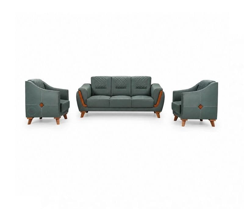 Image 2 for Candy Sofa 3+1+1 Seater Solid Neem Wood (ZAM) (OWD)