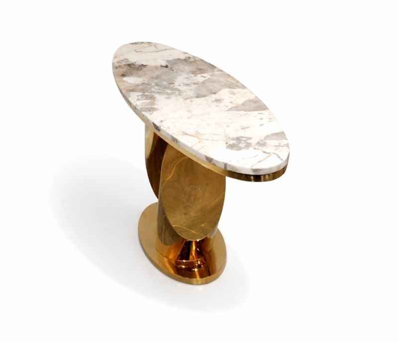 Image 6 for X-06 Console Table Marble Top (HYD OTD)