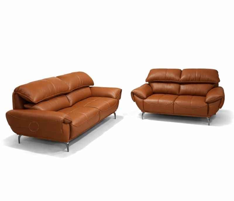 Image 3 for F1 3+2+1 Seater Premium Leather Fabric With Metal Legs