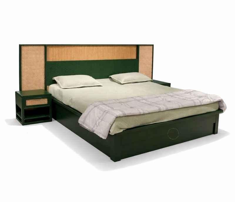 Image 3 for Green King Sized Bed with Hydraulic Bed Box (WF) (EC)