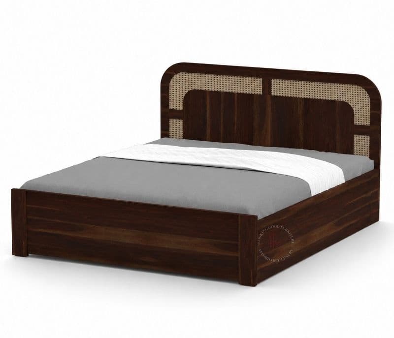 Image 2 for Casa Full Lifton Sheesham Wood Bed With Hydraulic Storage(WI)