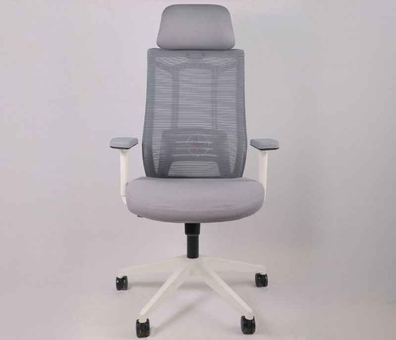 Image 3 for Twister HB White Ergonomic High-Back Mesh Office Chair Adjustable Height Revolving Study Work from Home Chair (WFH)/Computer Desk Chair Back Lumbar Support Ergonomic Chair Tilting Arm Support