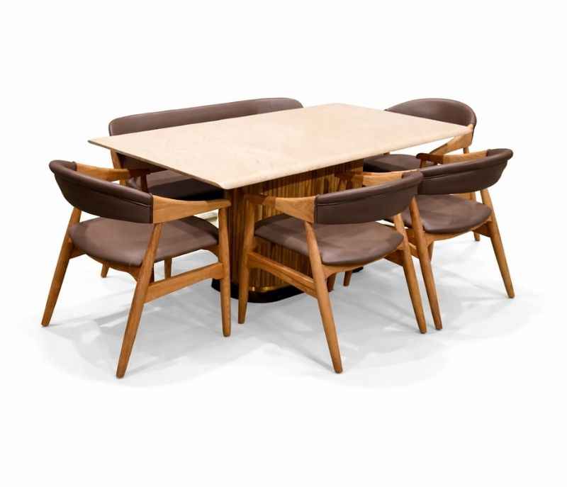 Image 2 for DC.37/DC361/SUBE 1+4 Chair +1 Bench RMR (BS-CP)