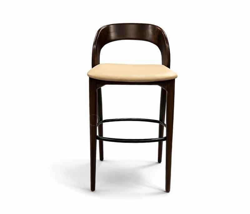 Image 3 for Ashwood Barstool Wood With Metal And Leatherette (CP OTD)