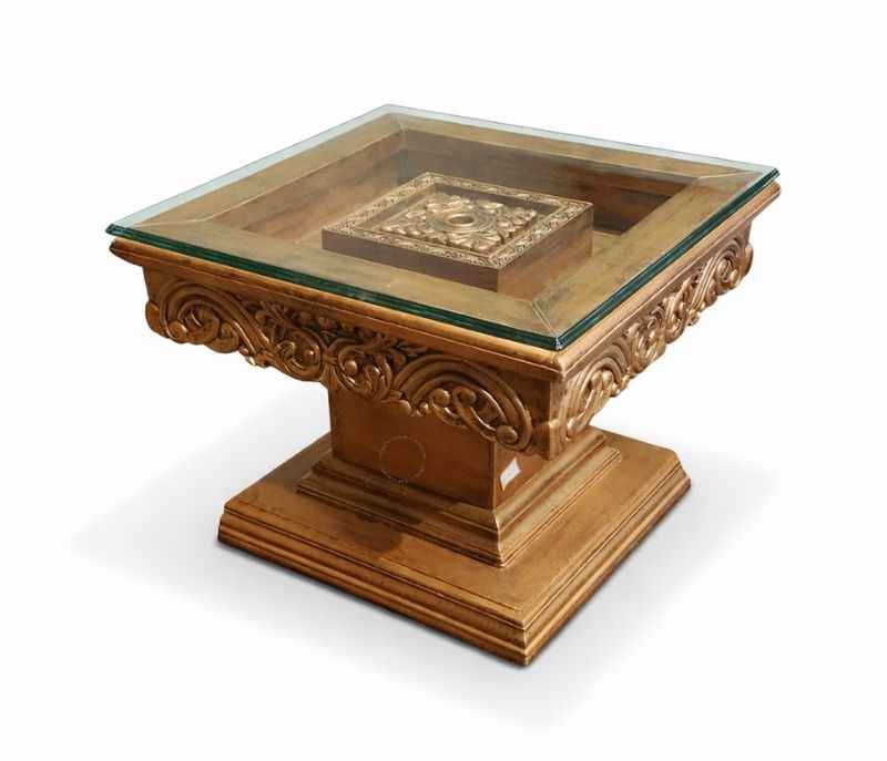 Image 3 for Artison Side Table With Top Glass (HYD OTD)