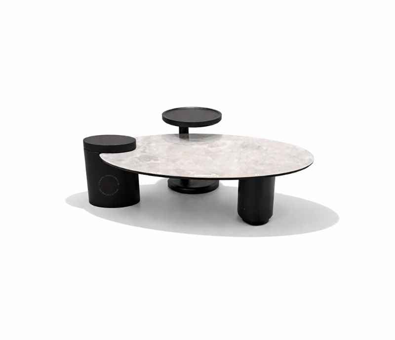 Image 4 for Centre Table C-9089C Big+Small Marble Top (HYD)