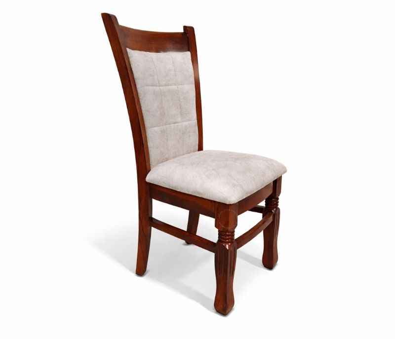 Image 2 for Pluto DT Acacia Wood Dining Chair with Premium Fabric Upholstery