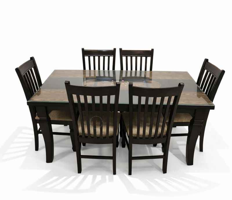 Image 2 for Damro 6+1 Assam Teak Wood+ Ply Veneer Top (BSK)