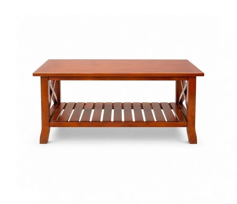 Image 2 for X Center Table Solid Rubber Wood (ZAM) (OWD)